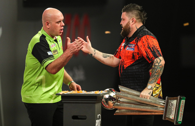 Smith & Van Gerwen (Kieran Cleeves/PDC)