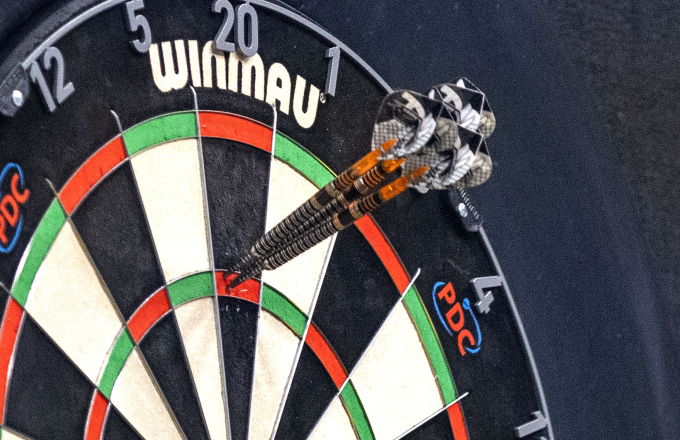 PDC dartboard