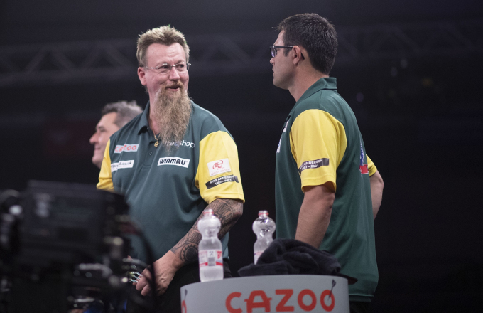 Simon Whitlock & Damon Heta (PDC Europe)