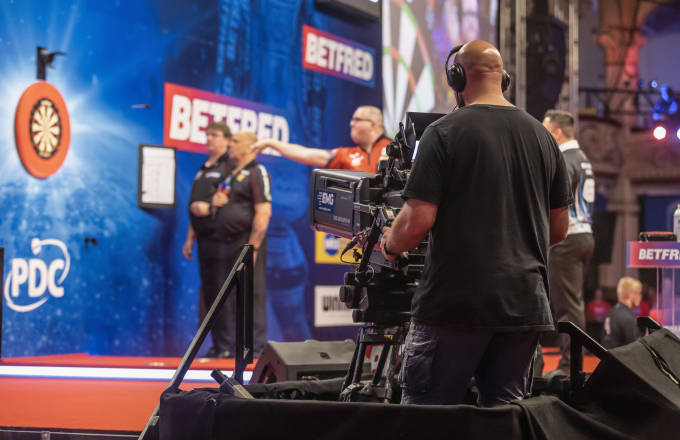 World Matchplay TV camera