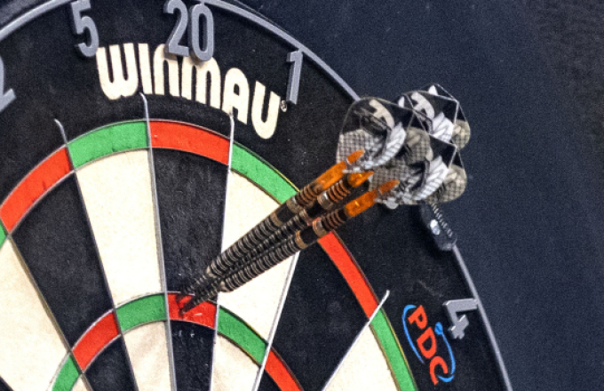 PDC dartboard