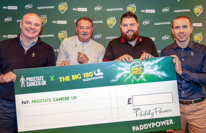 THE BIG 180 - Paddy Power World Darts Championship & Prostate Cancer UK