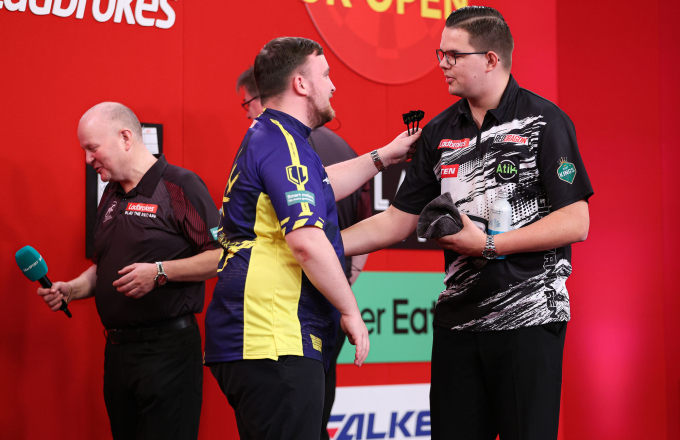 Luke Littler & Gian van Veen (Kieran Cleeves/PDC)