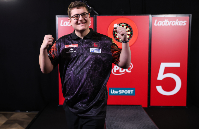 Dominik Gruellich (Kieran Cleeves/PDC)