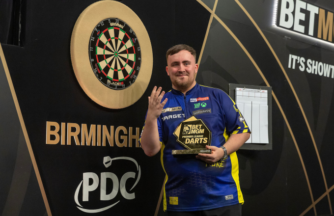 Luke Littler (Simon O'Connor/PDC)