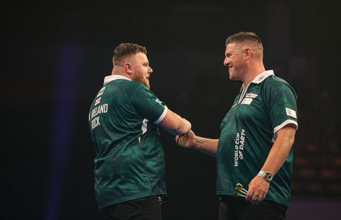 Daryl Gurney & Josh Rock (Jenny Segers/PDC Europe)
