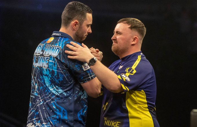 Humphries & Littler (Simon O'Connor/PDC)