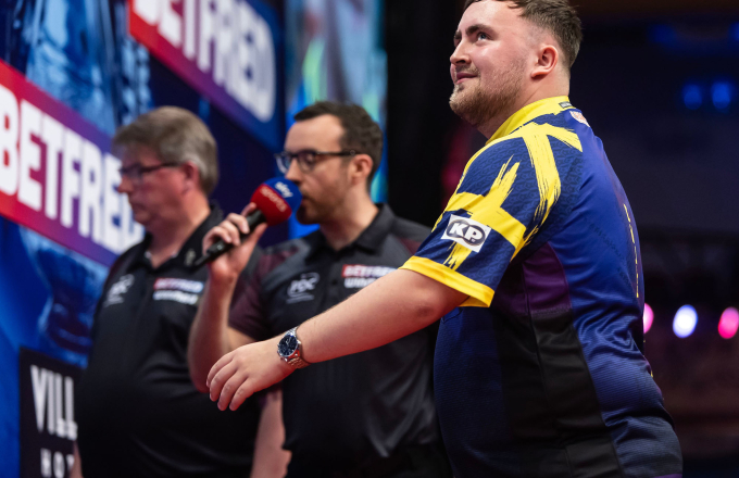 Luke Littler (Taylor Lanning/PDC)