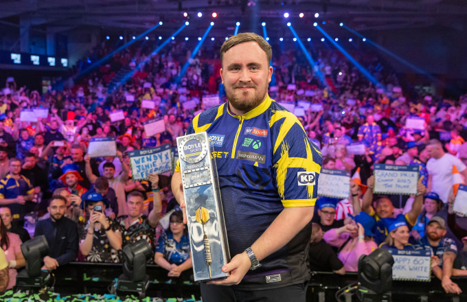 Luke Littler (Simon O'Connor/PDC)