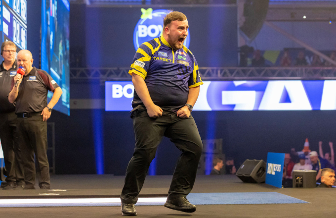 Luke Littler (Simon O'Connor/PDC)
