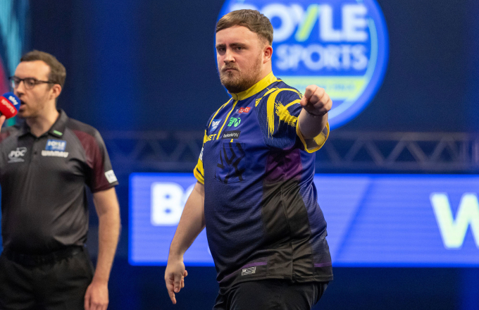 Luke Littler (Simon O'Connor/PDC)