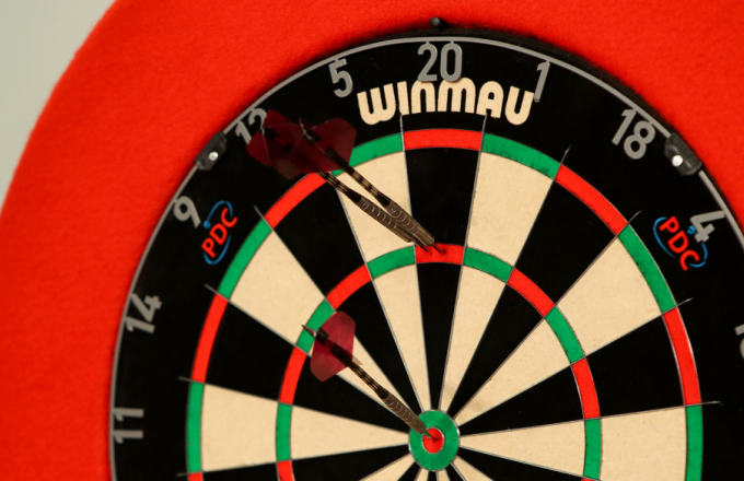 PDC dartboard
