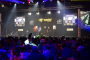 General view of the stage on the PDC European Tour