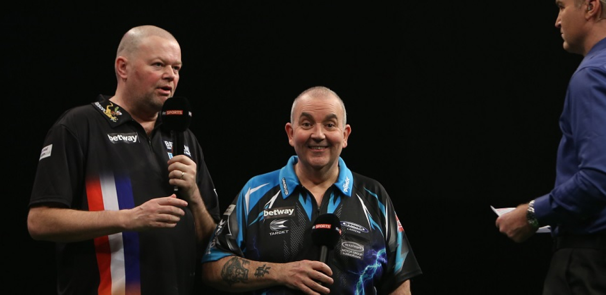 Raymond van Barneveld & Phil Taylor (Lawrence Lustig, PDC)