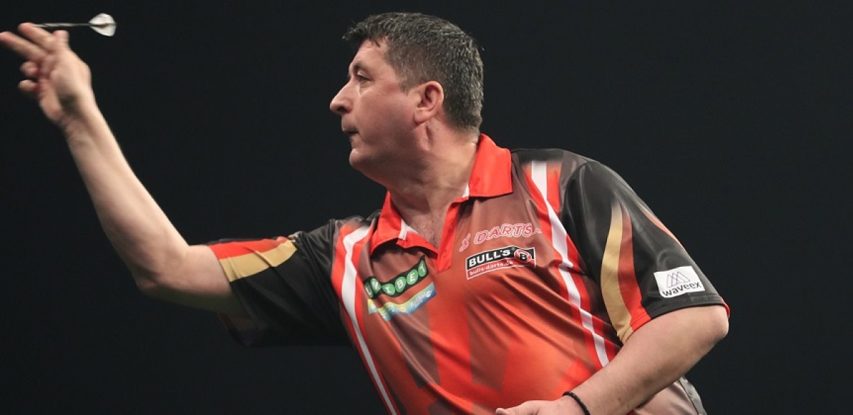 Mensur Suljovic - Unibet Premier League (Lawrence Lustig, PDC)