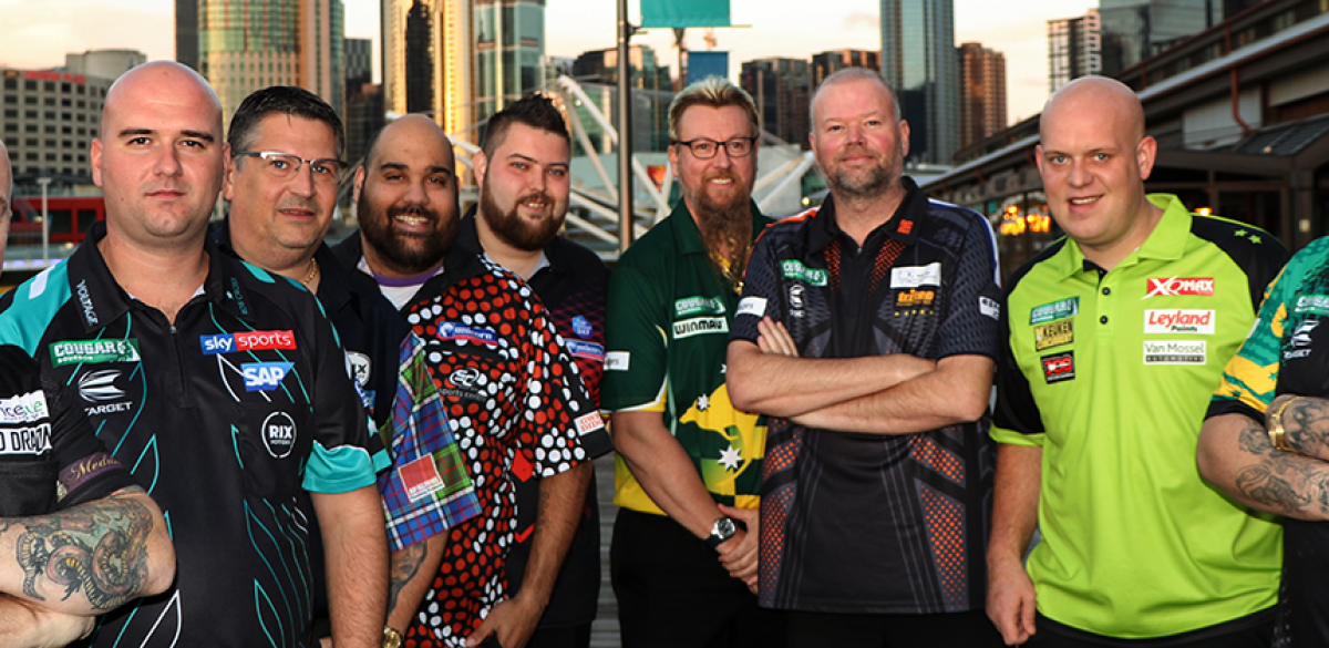 Melbourne Darts Masters group shot (PDC)