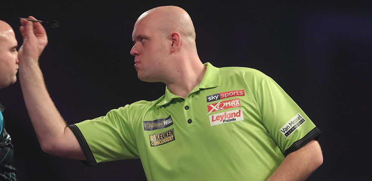 Michael van Gerwen, Rob Cross (Lawrence Lustig, PDC)