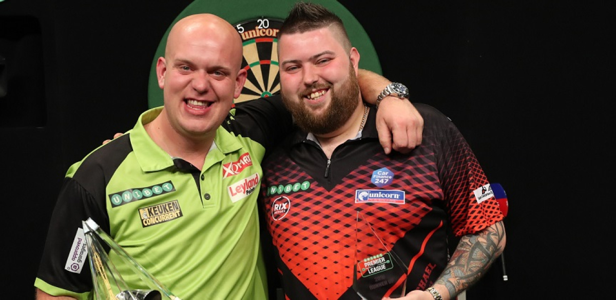 Michael van Gerwen & Michael Smith (Lawrence Lustig, PDC)