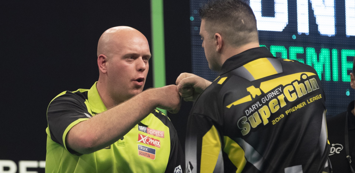 Michael van Gerwen & Daryl Gurney (Lawrence Lustig, PDC)