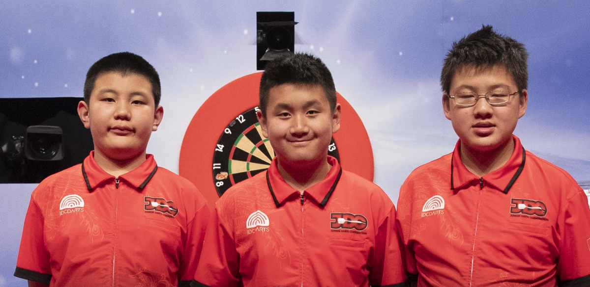 Junior Chinese Players at the Betfred World Matchplay (Lawrence Lustig, PDC)
