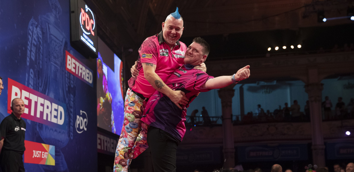 Peter Wright, Daryl Gurney (Lawrence Lustig, PDC)