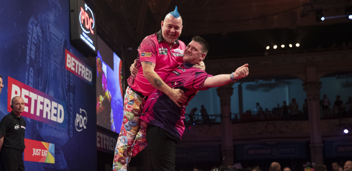 Peter Wright, Daryl Gurney (Lawrence Lustig, PDC)