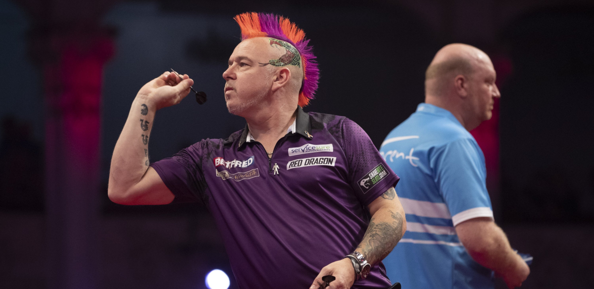 Peter Wright, Vincent van der Voort (Lawrence Lustig, PDC)