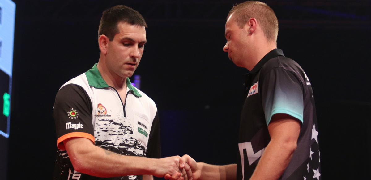 William O'Connor &. Max Hopp (Tobias Wenzel/PDC Europe)