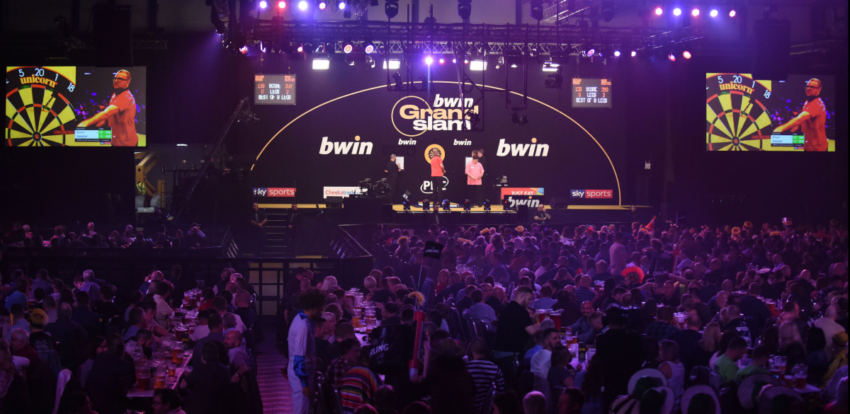 Grand Slam of Darts general view (Lawrence Lustig, PDC)