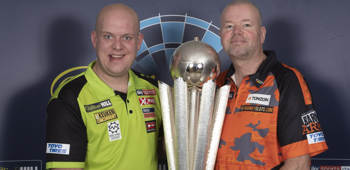 Michael van Gerwen, Raymond van Barneveld (Lawrence Lustig, PDC)