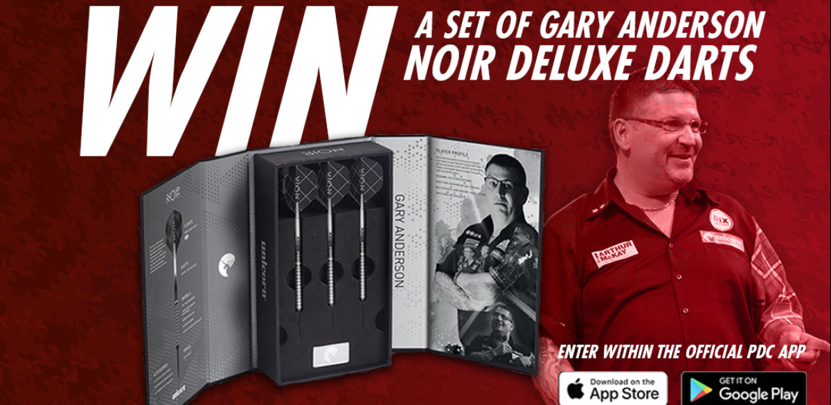 Win Gary Anderson darts (PDC)