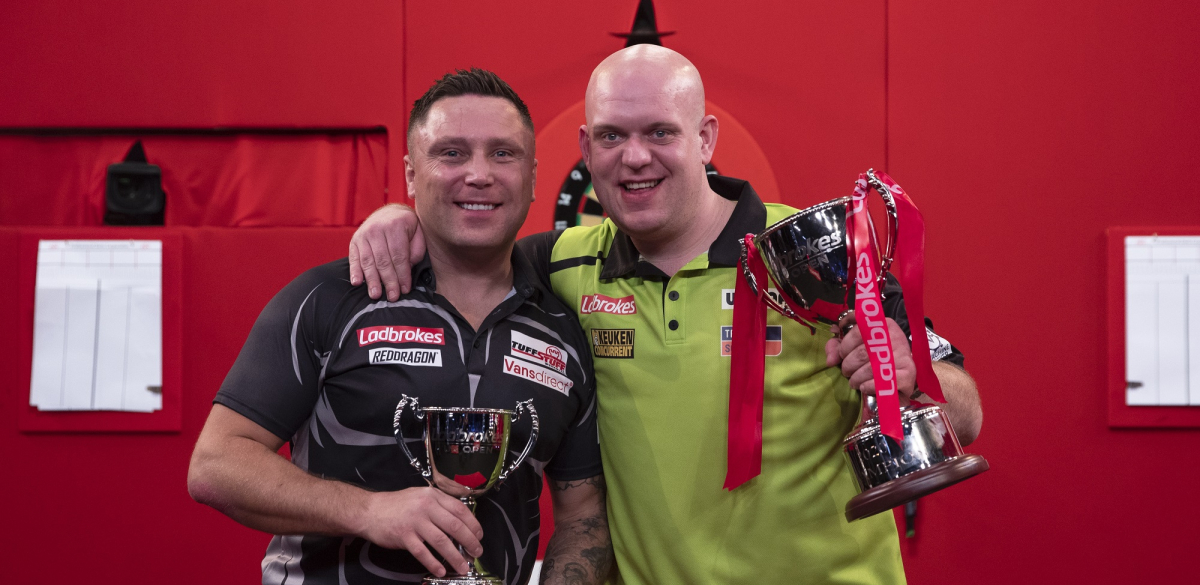 Gerwyn Price & Michael van Gerwen (Lawrence Lustig, PDC)