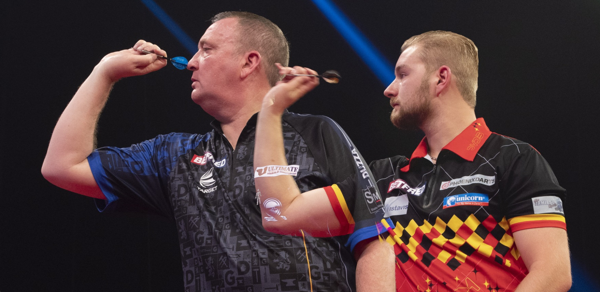 Glen Durrant & Dimitri Van den Bergh (Lawrence Lustig, PDC)