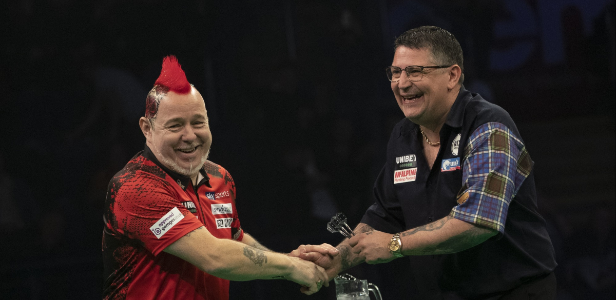 Peter Wright & Gary Anderson - Unibet Premier League (Lawrence Lustig, PDC)