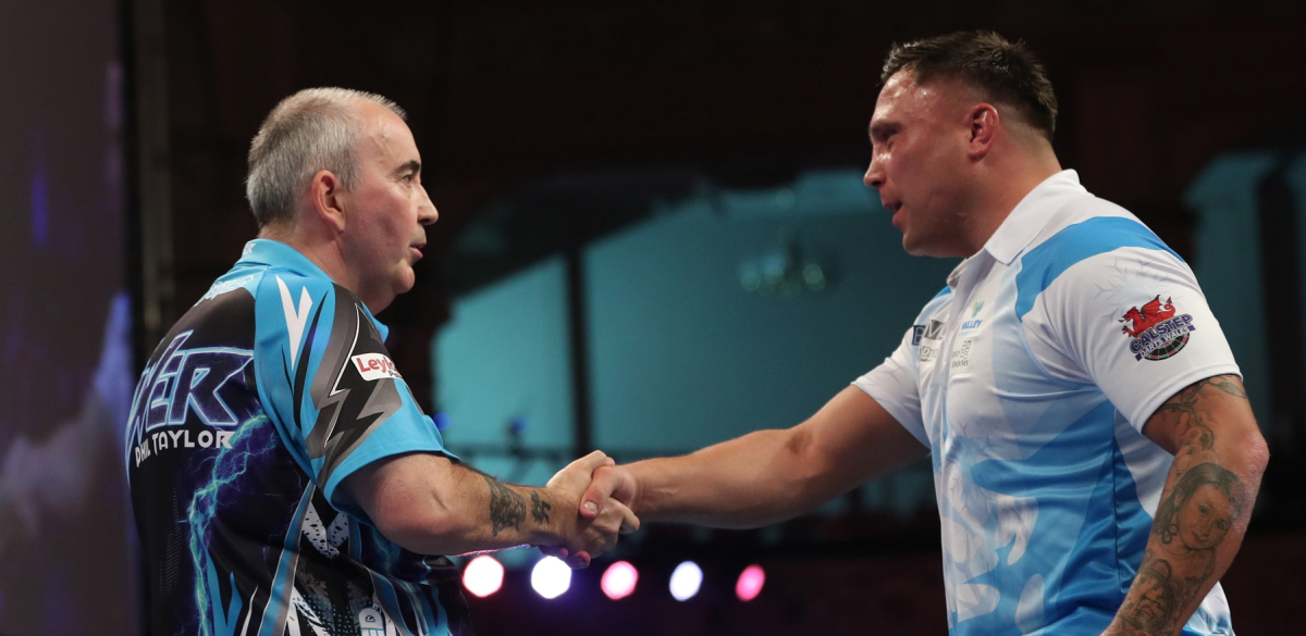 Phil Taylor & Gerwyn Price (Lawrence Lustig, PDC)