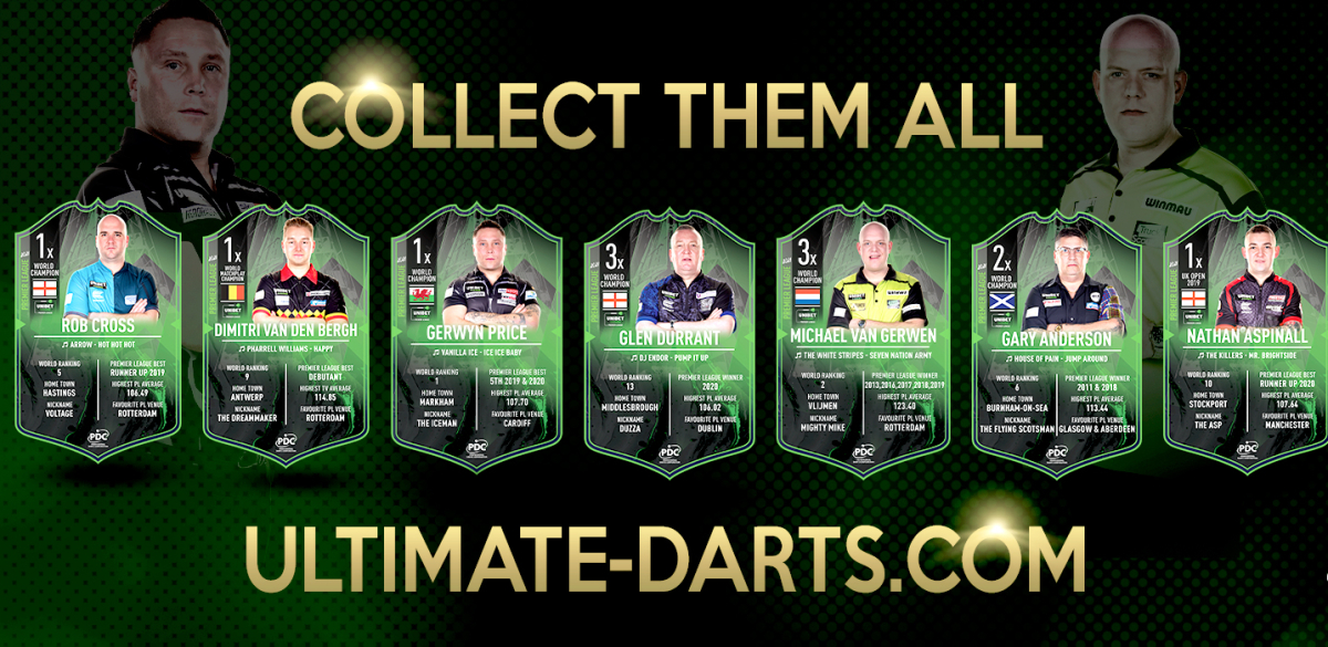 Ultimate Darts cards