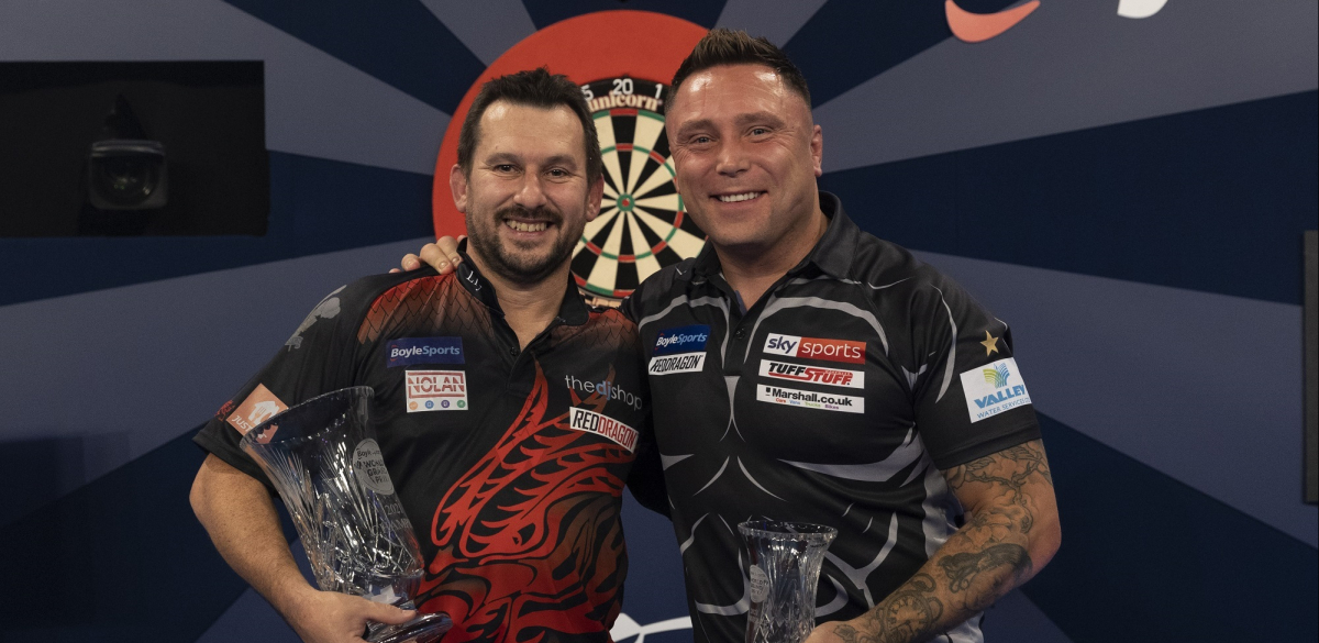 Jonny Clayton & Gerwyn Price (Lawrence Lustig, PDC)