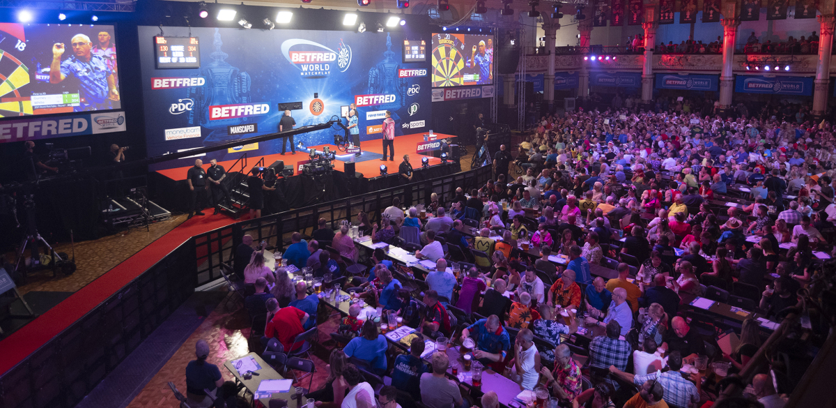 General view of the 2021 World Matchplay