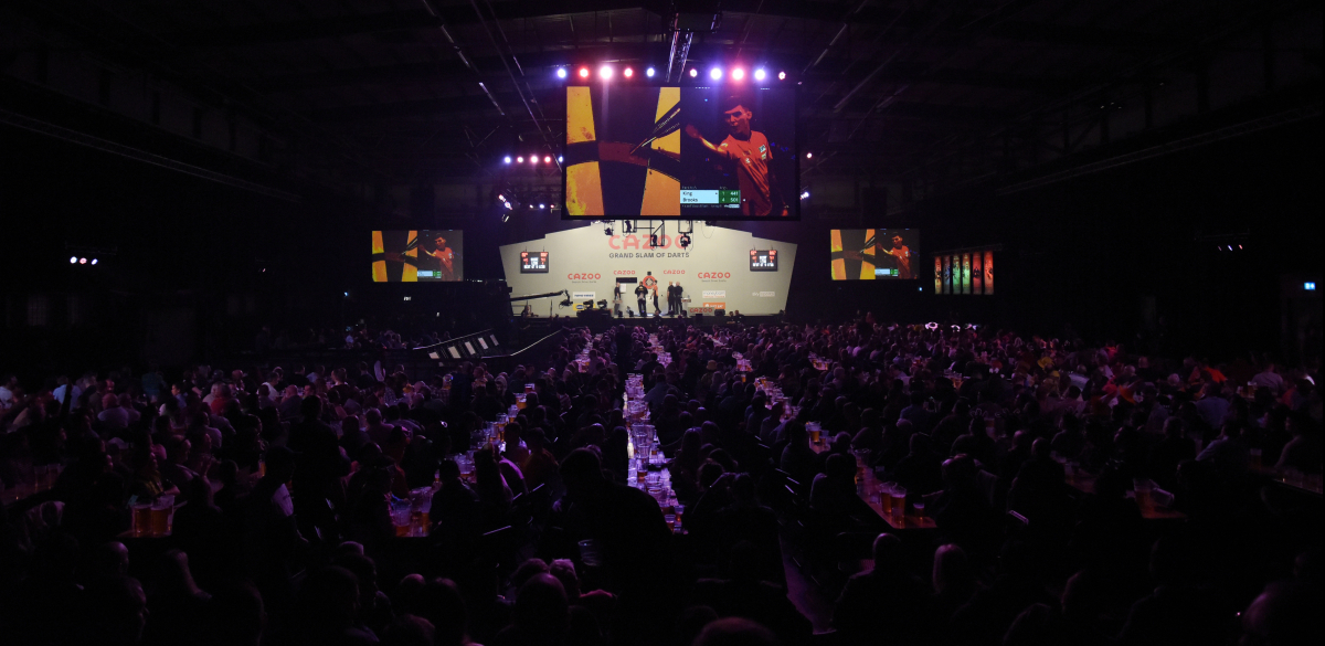 General view of the 2021 Grand Slam of Darts