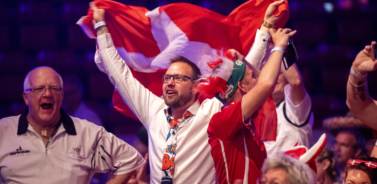 Fans at Nordic Darts Masters