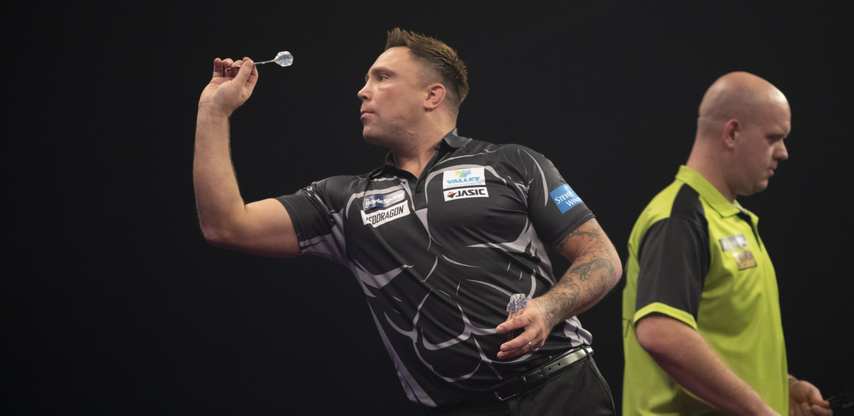 Gerwyn Price and Michael van Gerwen will lock horns in Sunday's final