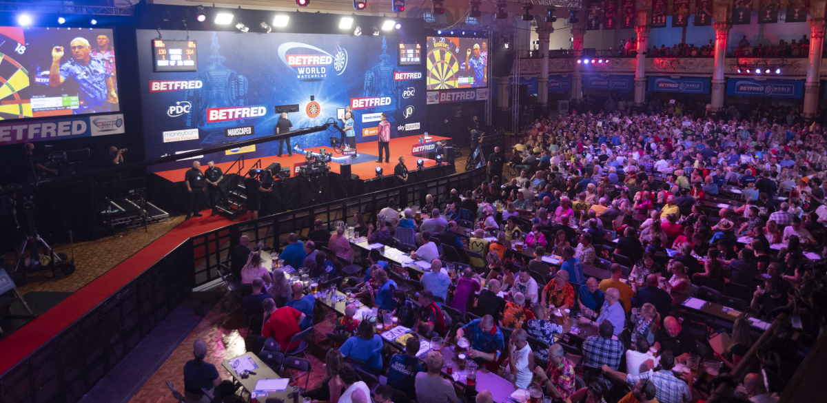 General view of the 2021 World Matchplay