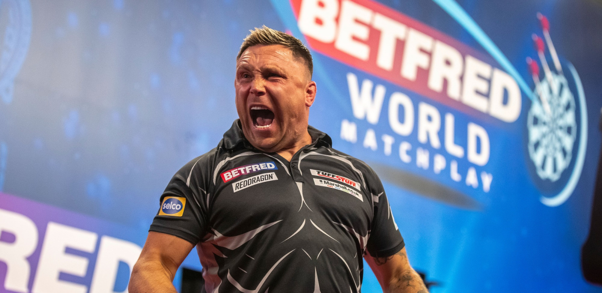 Gerwyn Price at the Betfred World Matchplay (Taylor Lanning/PDC)