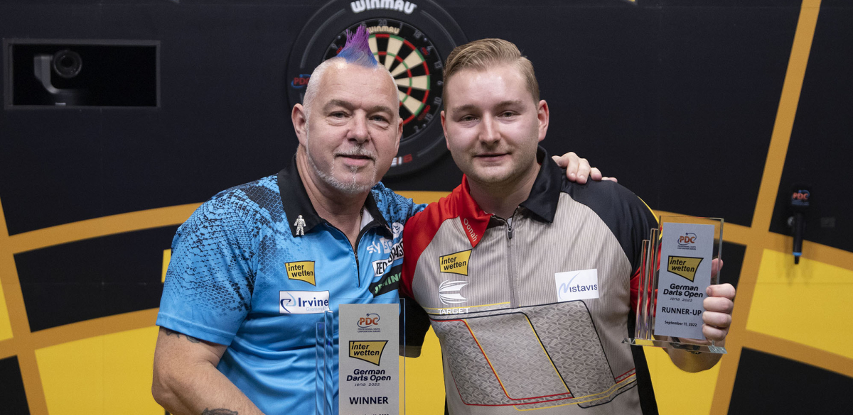 Peter Wright & Dimitri Van den Bergh (Kais Bodensieck/PDC)