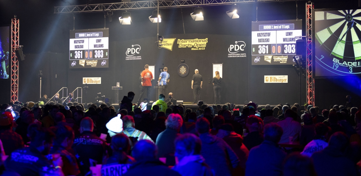 European Tour stage (Kais Bodensieck/PDC)