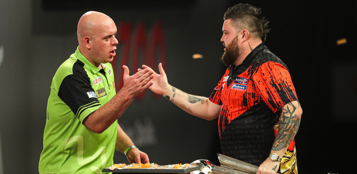 Michael van Gerwen & Michael Smith (Kieran Cleeves/PDC)