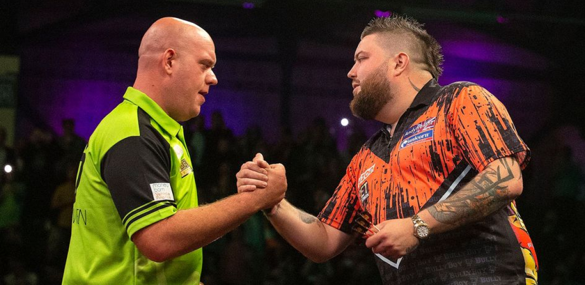 Michael van Gerwen & Michael Smith (Simon O'Connor/PDC)