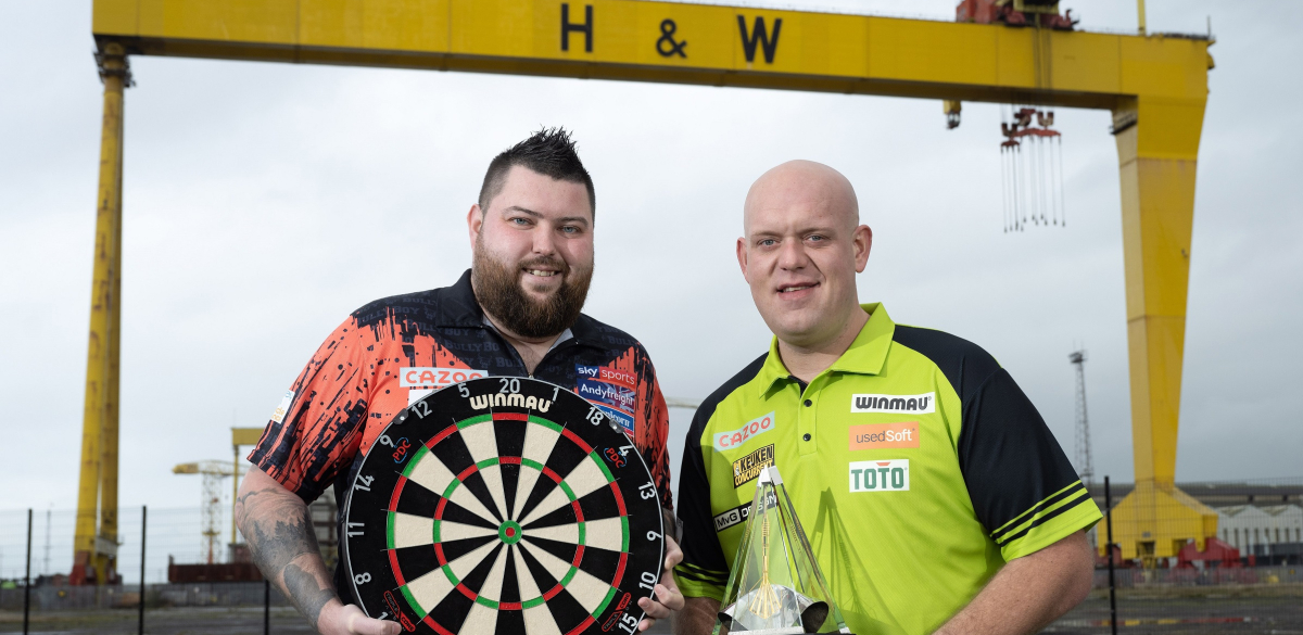 Van Gerwen & Smith (Michael Cooper/PDC)