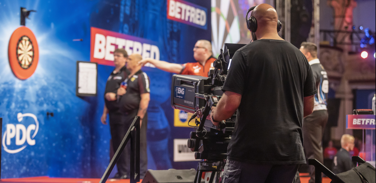 World Matchplay TV camera