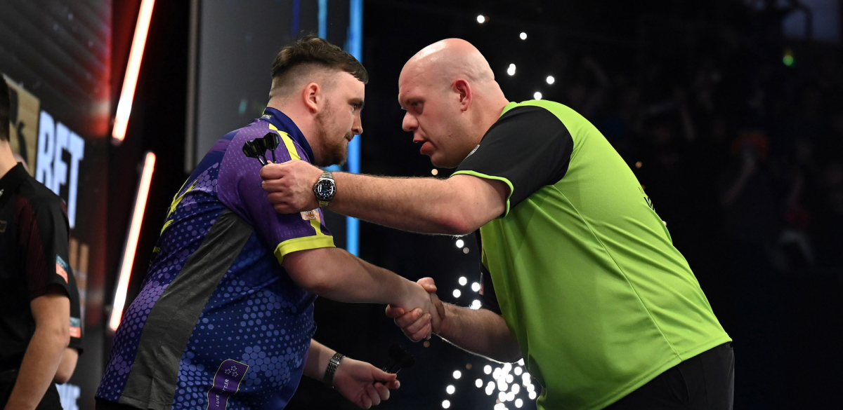 Littler & Van Gerwen (Michael Cooper/PDC)